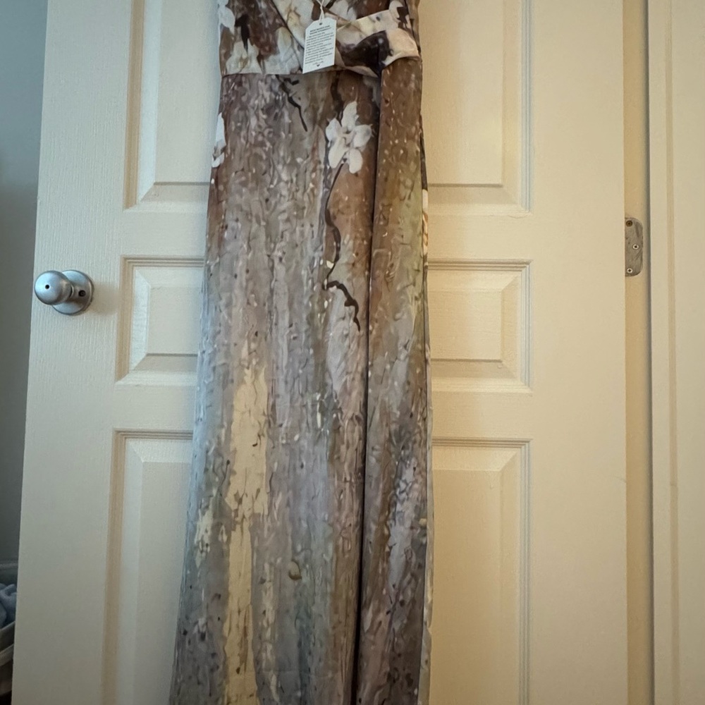 Floral Maxi Dress in Earth Tones
